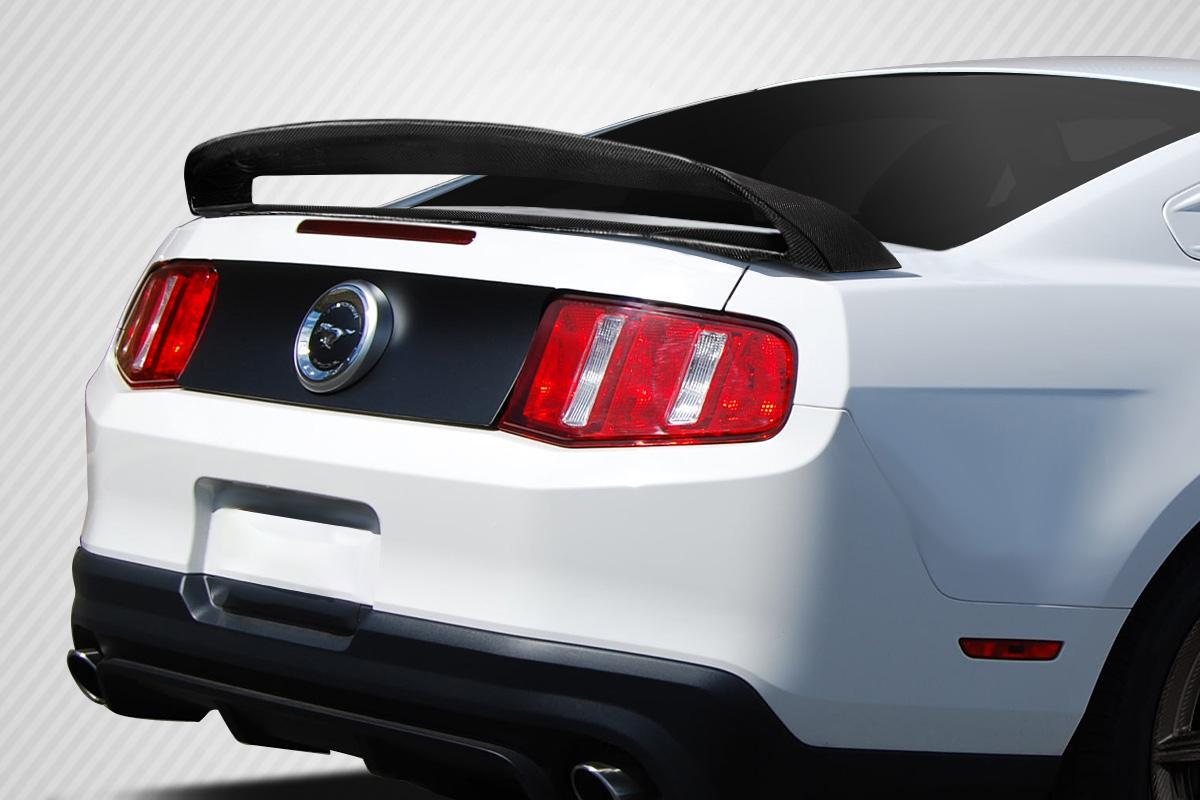 2010-2014 Ford Mustang Carbon Creations GT350 Look Carbon Fiber Rear Wing