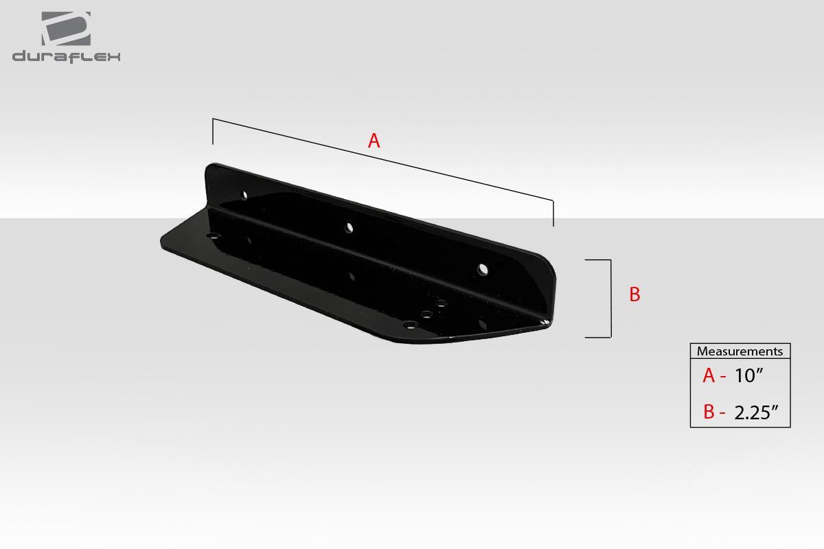 Universal 80" Duraflex VRX V2 Short Wing Complete Kit - 9 Piece
