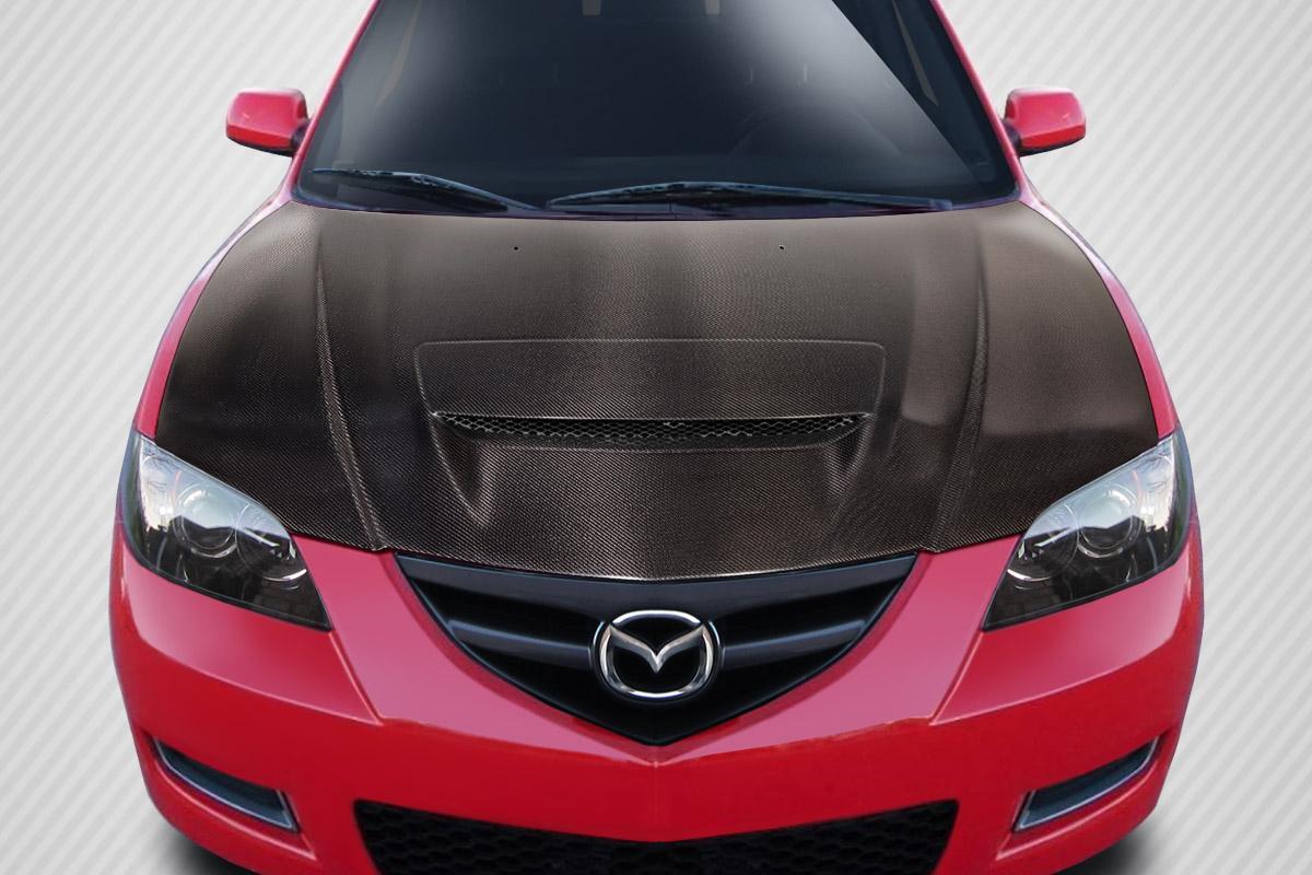 2004-2008 Mazda 3 Carbon Creations M-Speed Carbon Fiber Hood