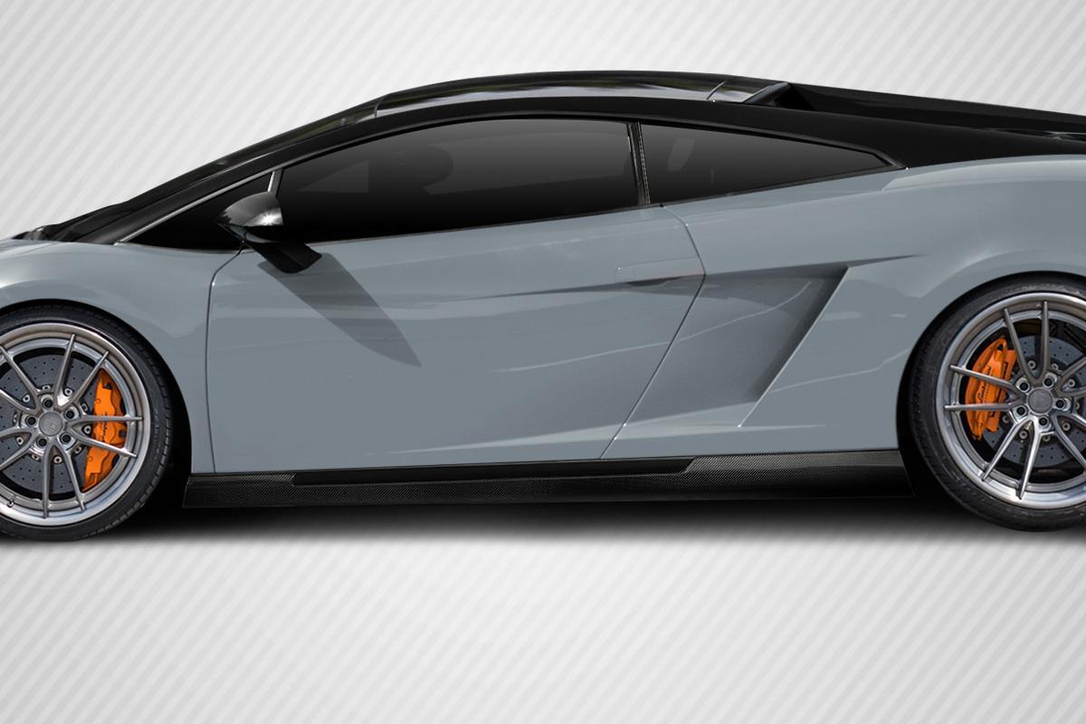 2004-2013 Lamborghini Gallardo Carbon Creations HMS Carbon Fiber Side Skirts