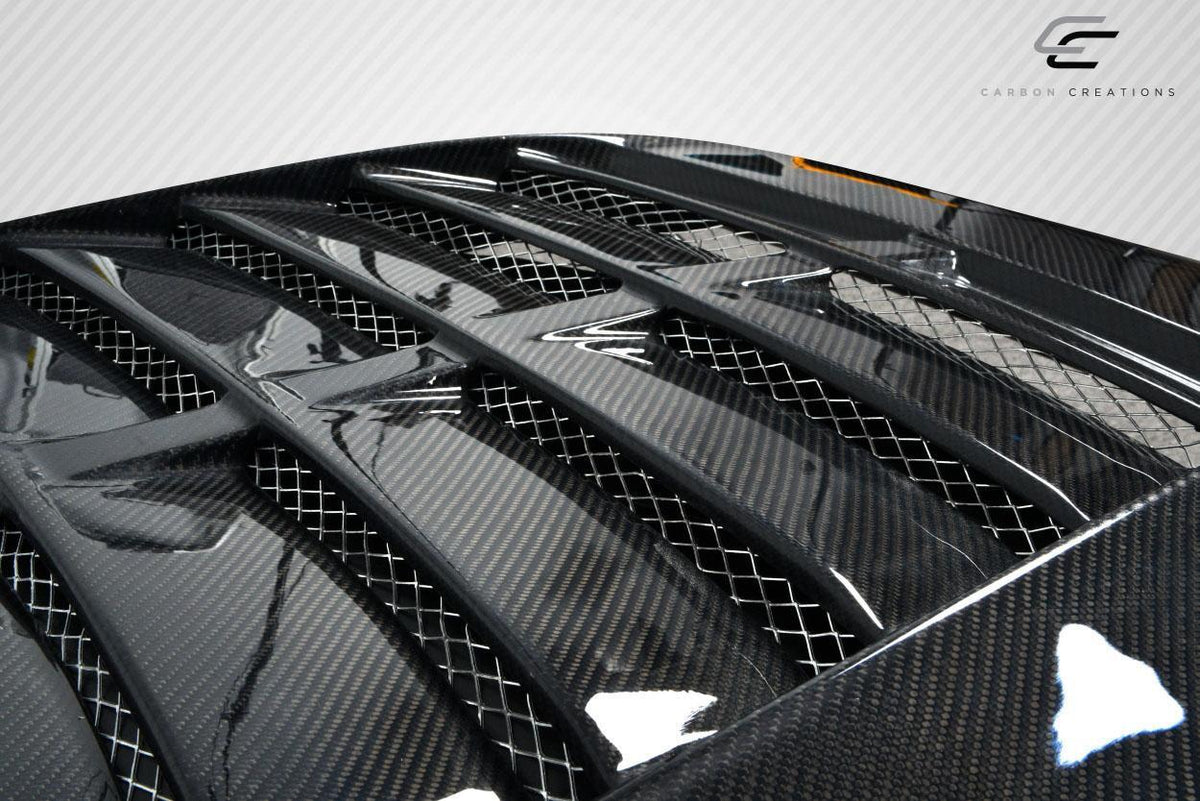 1987-1993 Ford Mustang Carbon Creations GT500 V2 Carbon Fiber Hood