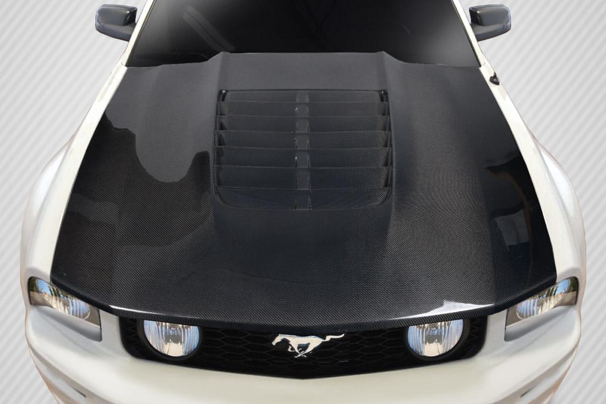 2005-2009 Ford Mustang Carbon Creations GT500 V2 Carbon Fiber Hood
