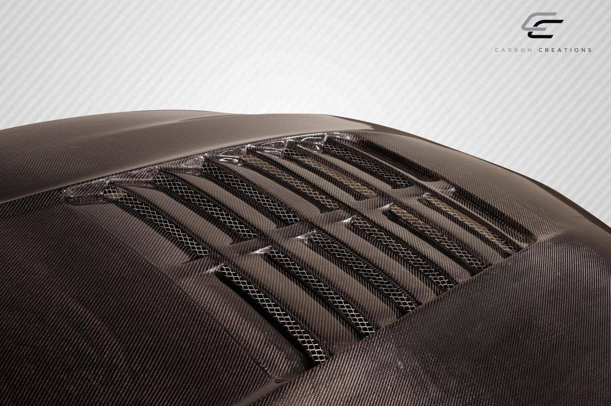 2010-2012 Ford Mustang Carbon Creations GT500 V2 Carbon Fiber Hood