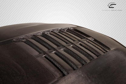 2010-2012 Ford Mustang Carbon Creations GT500 V2 Carbon Fiber Hood