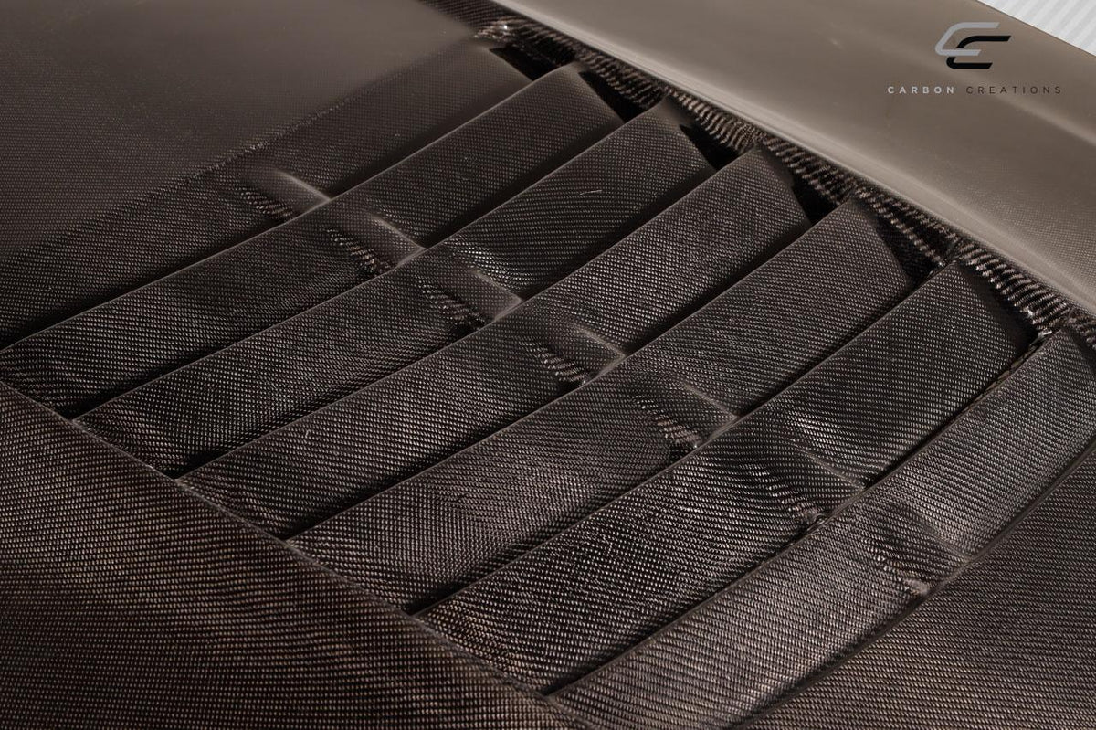 2010-2012 Ford Mustang Carbon Creations GT500 V2 Carbon Fiber Hood