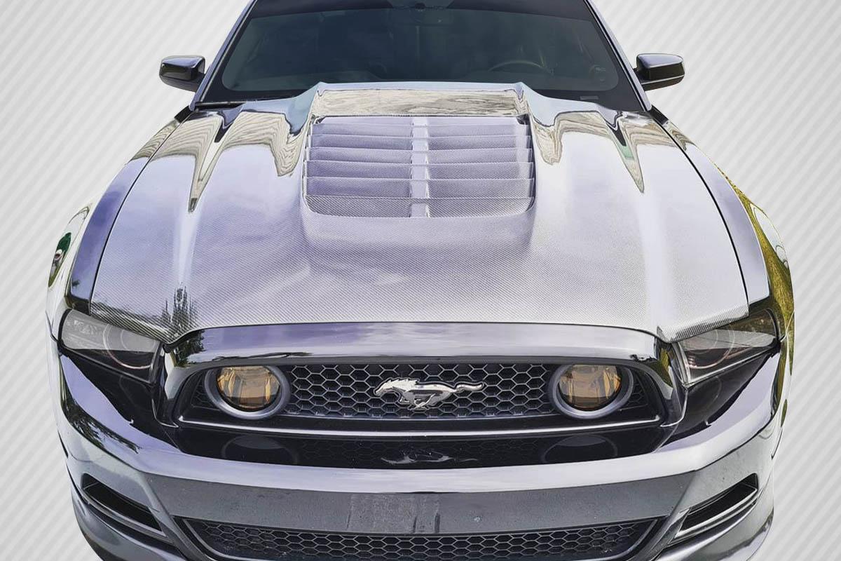 2013-2014 Ford Mustang Carbon Creations GT500 V2 Carbon Fiber Hood