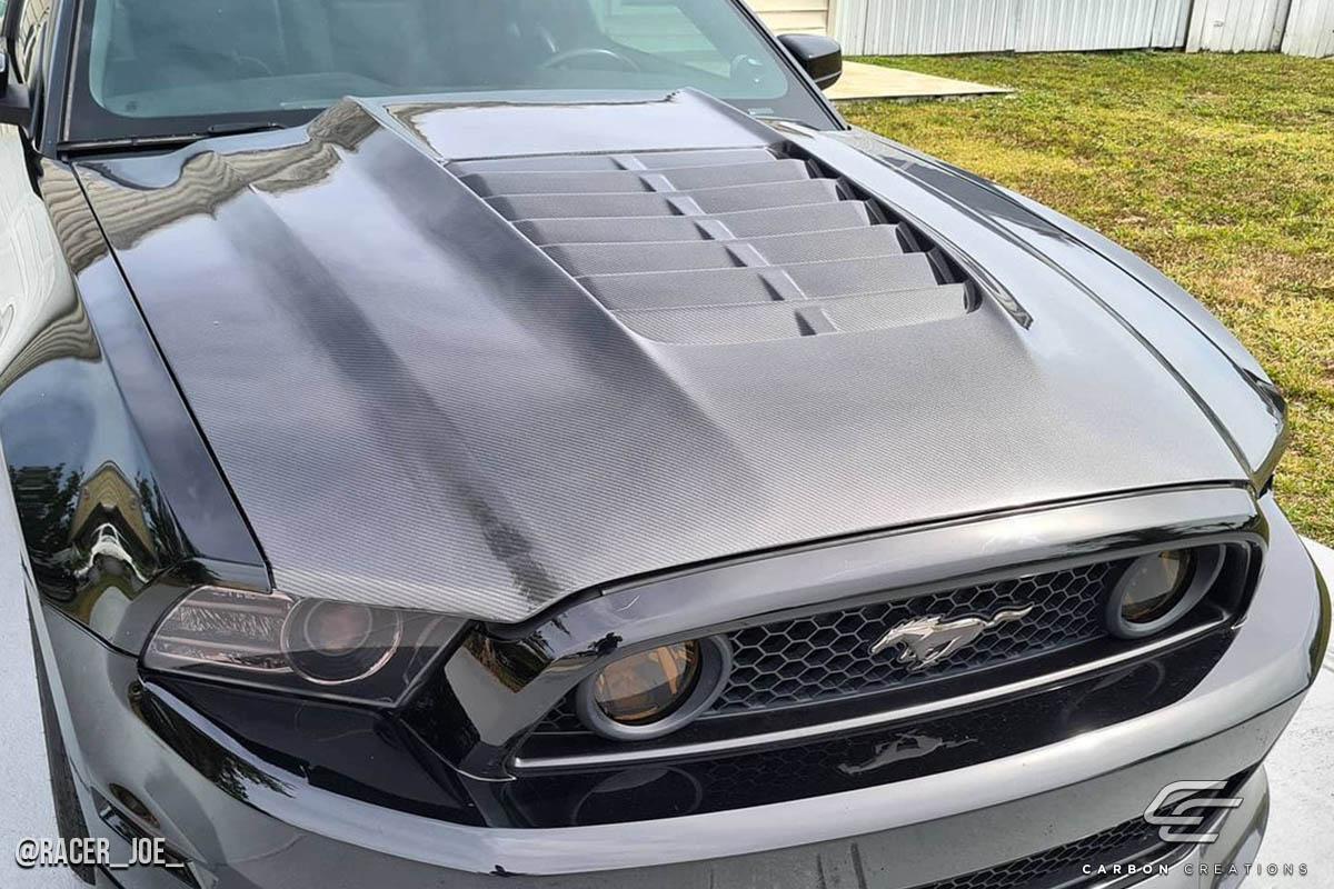2013-2014 Ford Mustang Carbon Creations GT500 V2 Carbon Fiber Hood