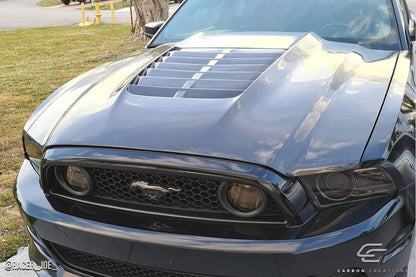 2013-2014 Ford Mustang Carbon Creations GT500 V2 Carbon Fiber Hood