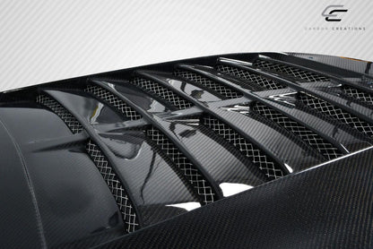2013-2014 Ford Mustang Carbon Creations GT500 V2 Carbon Fiber Hood