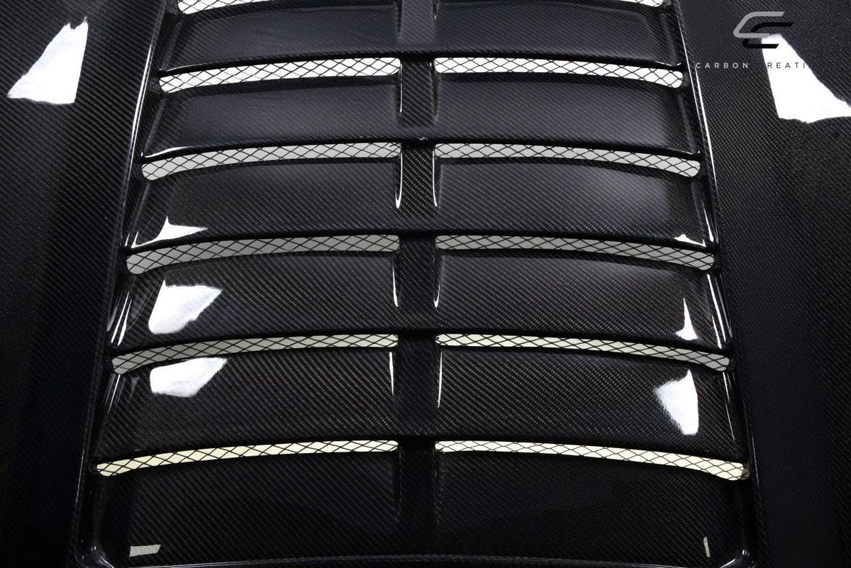 2015-2017 Ford Mustang Carbon Creations GT500 V2 Carbon Fiber Hood