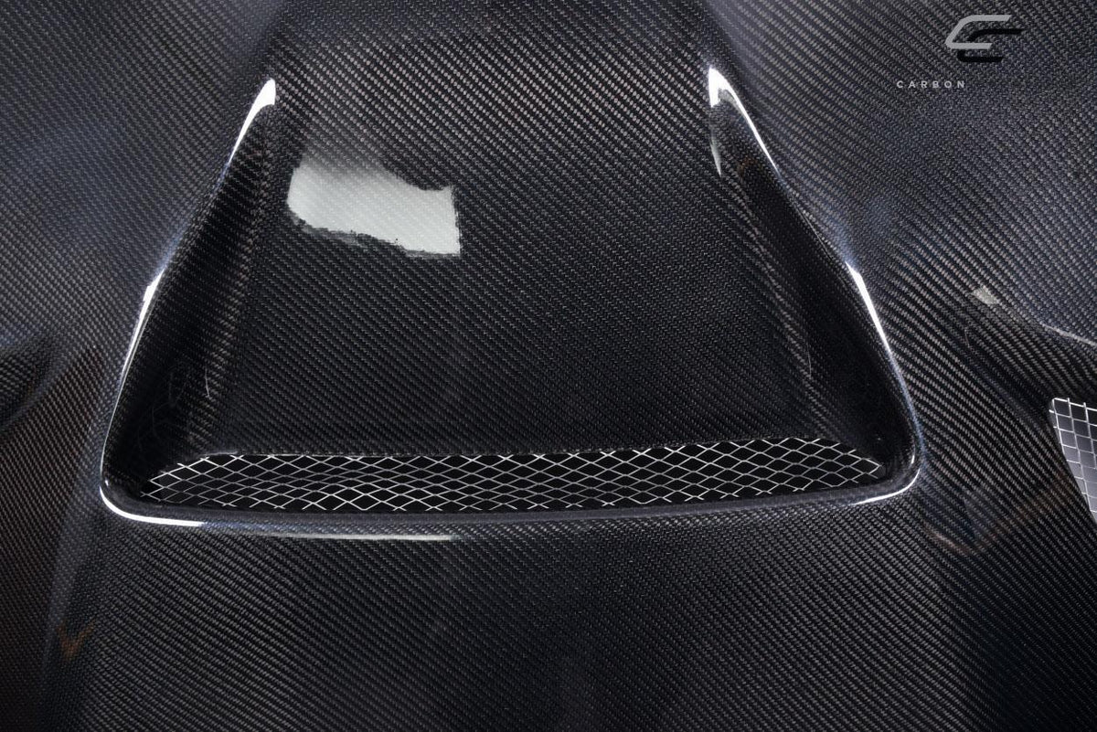 2011-2022 Jeep Grand Cherokee Carbon Creations Hellcat Look Carbon Fiber Hood
