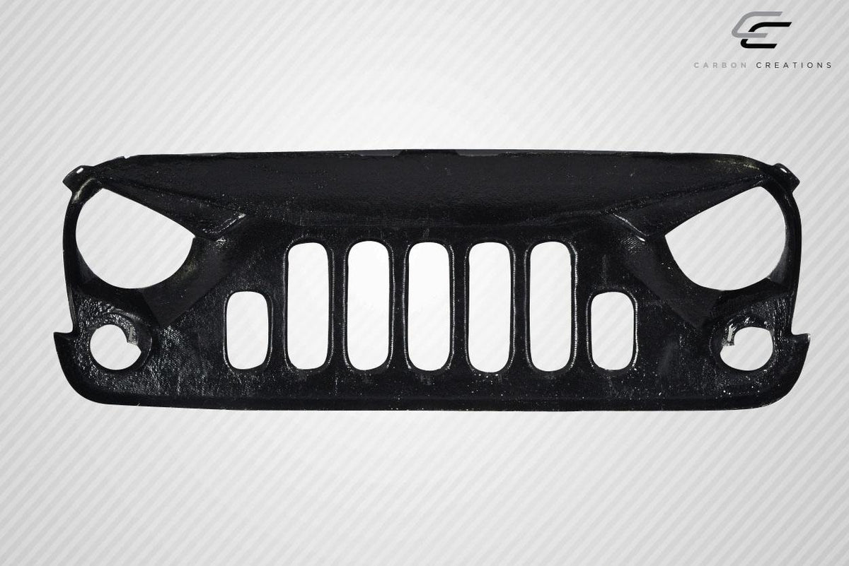 2007-2018 Jeep Wrangler Carbon Creations Predator Carbon Fiber Grille