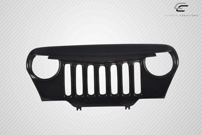 1997-2006 Jeep Wrangler Carbon Creations Predator Carbon Fiber Grille