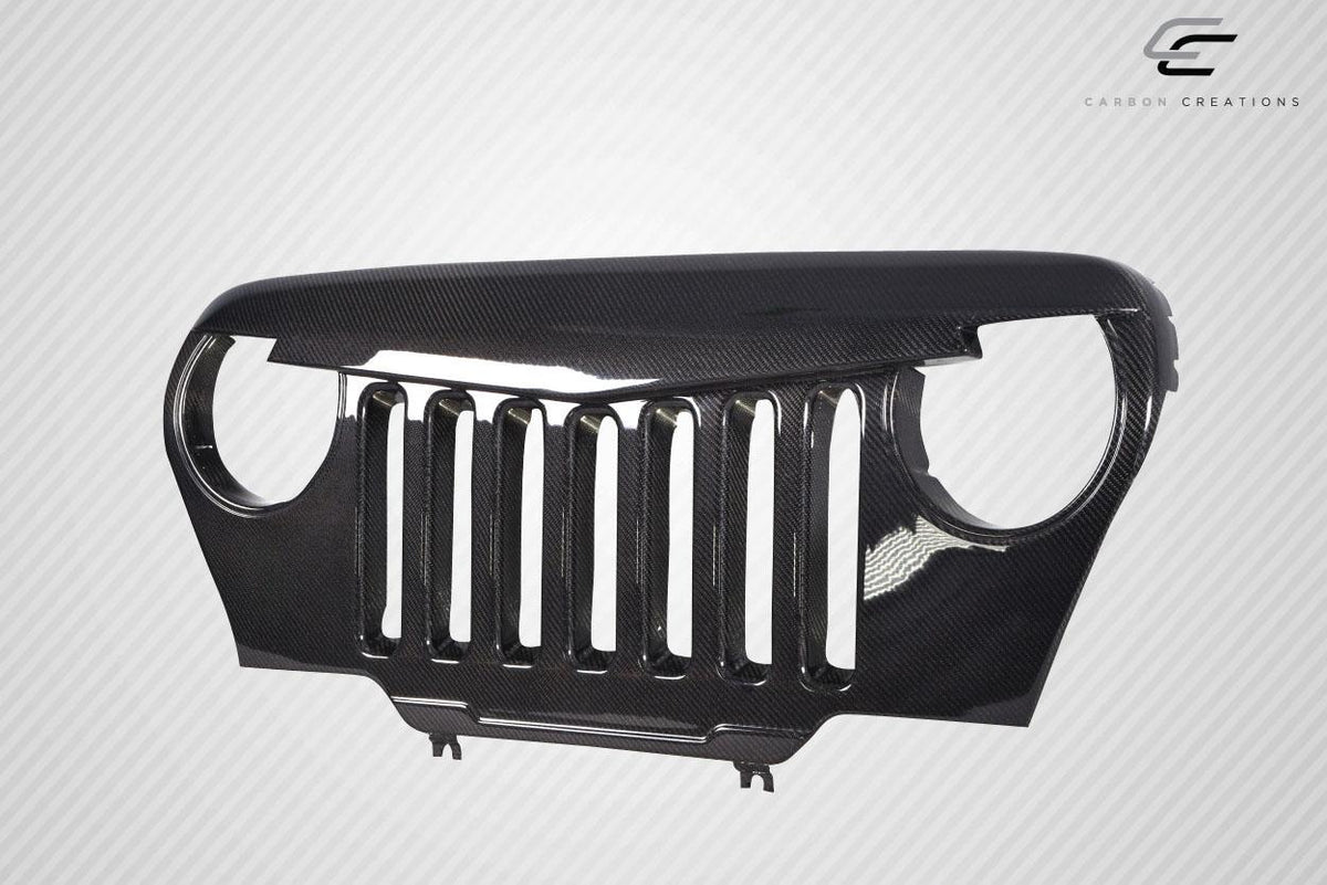1997-2006 Jeep Wrangler Carbon Creations Predator Carbon Fiber Grille