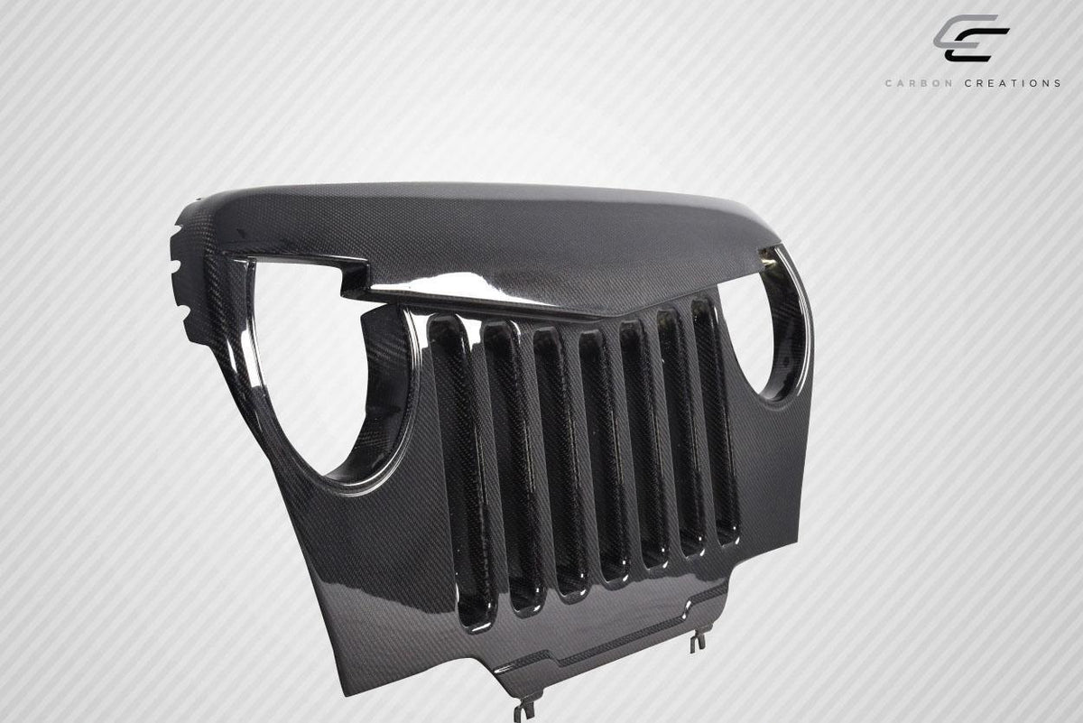 1997-2006 Jeep Wrangler Carbon Creations Predator Carbon Fiber Grille