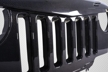 1997-2006 Jeep Wrangler Carbon Creations Predator Carbon Fiber Grille