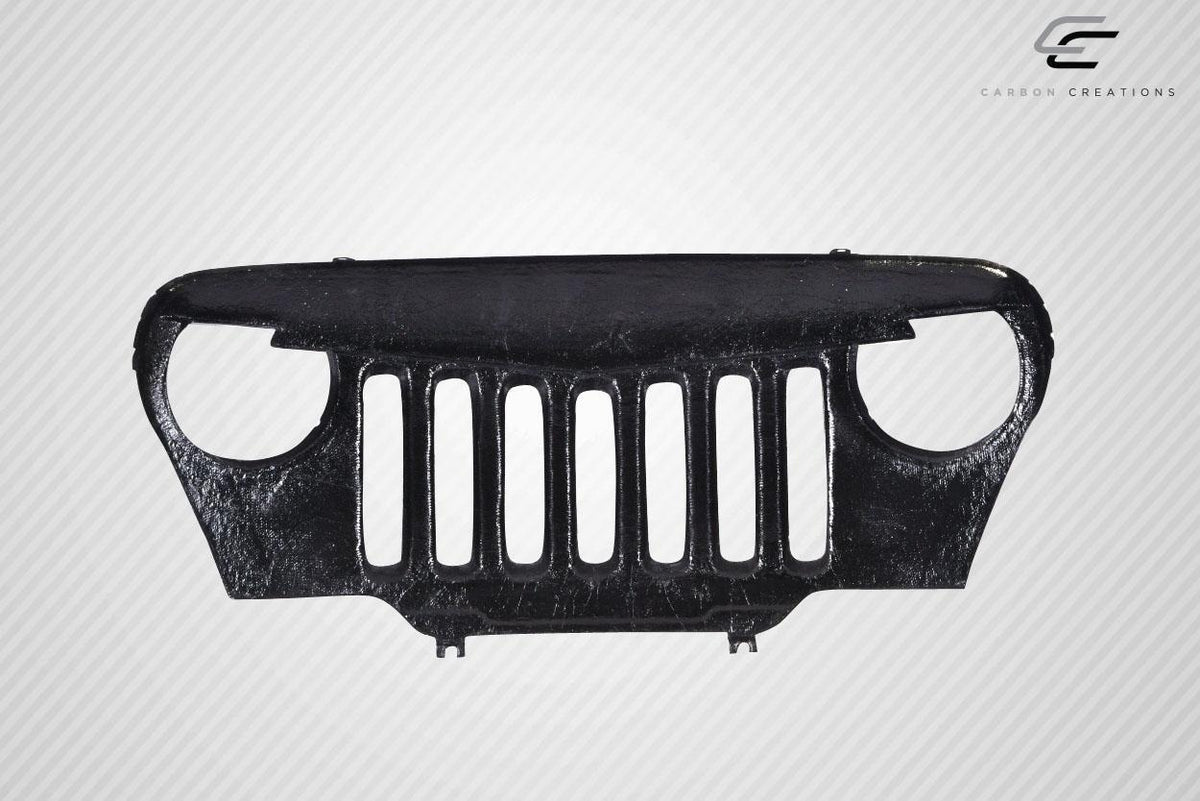 1997-2006 Jeep Wrangler Carbon Creations Predator Carbon Fiber Grille