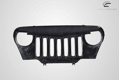 1997-2006 Jeep Wrangler Carbon Creations Predator Carbon Fiber Grille
