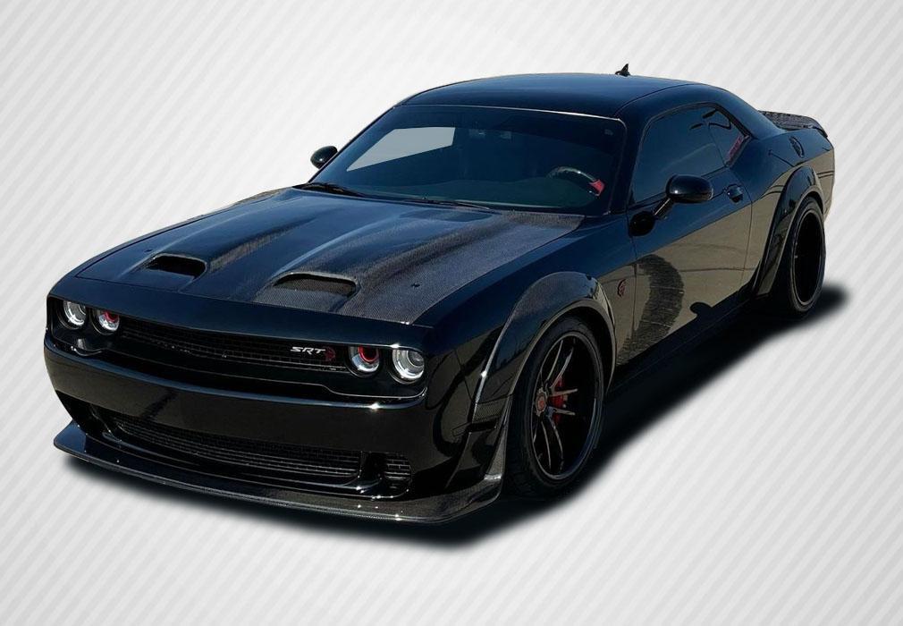 2008-2023 Dodge Challenger Carbon Creations Redeye Look Carbon Fiber Hood