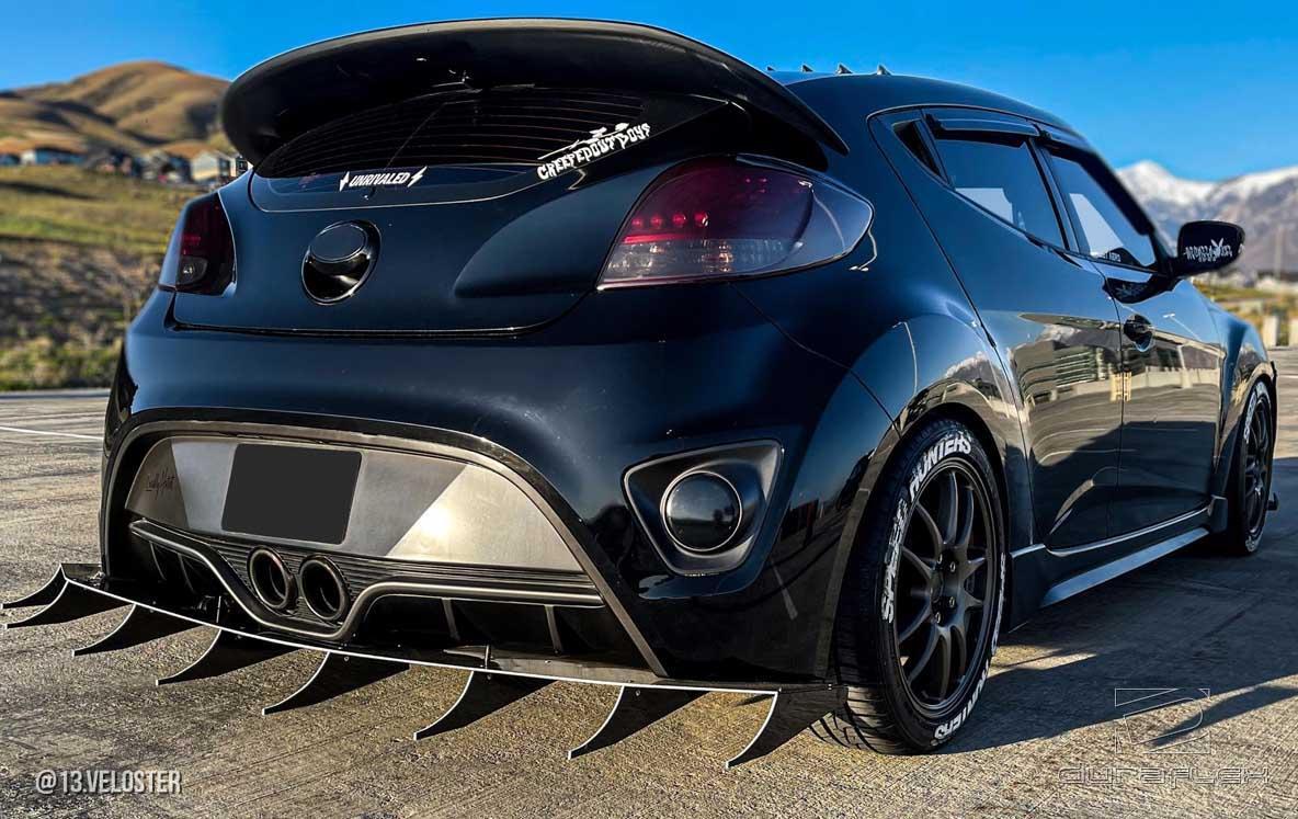 2012-2017 Hyundai Veloster Duraflex D1 Rear Wing