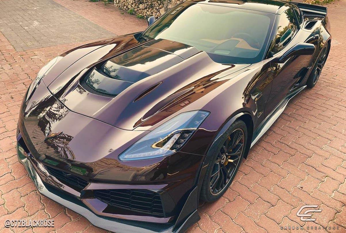 2014-2019 Chevrolet Corvette Carbon Creations ZR1 Look Carbon Fiber Hood