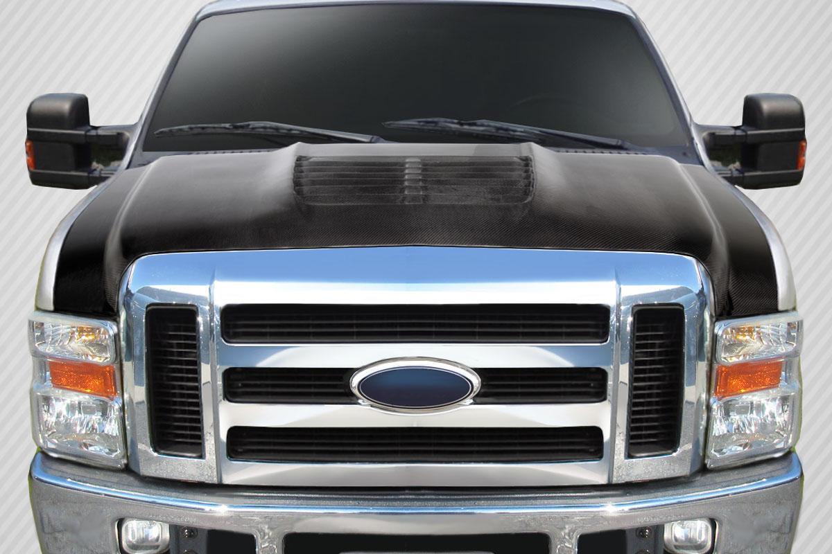 2008-2010 Ford Super Duty Carbon Creations GT500 V2 Carbon Fiber Hood
