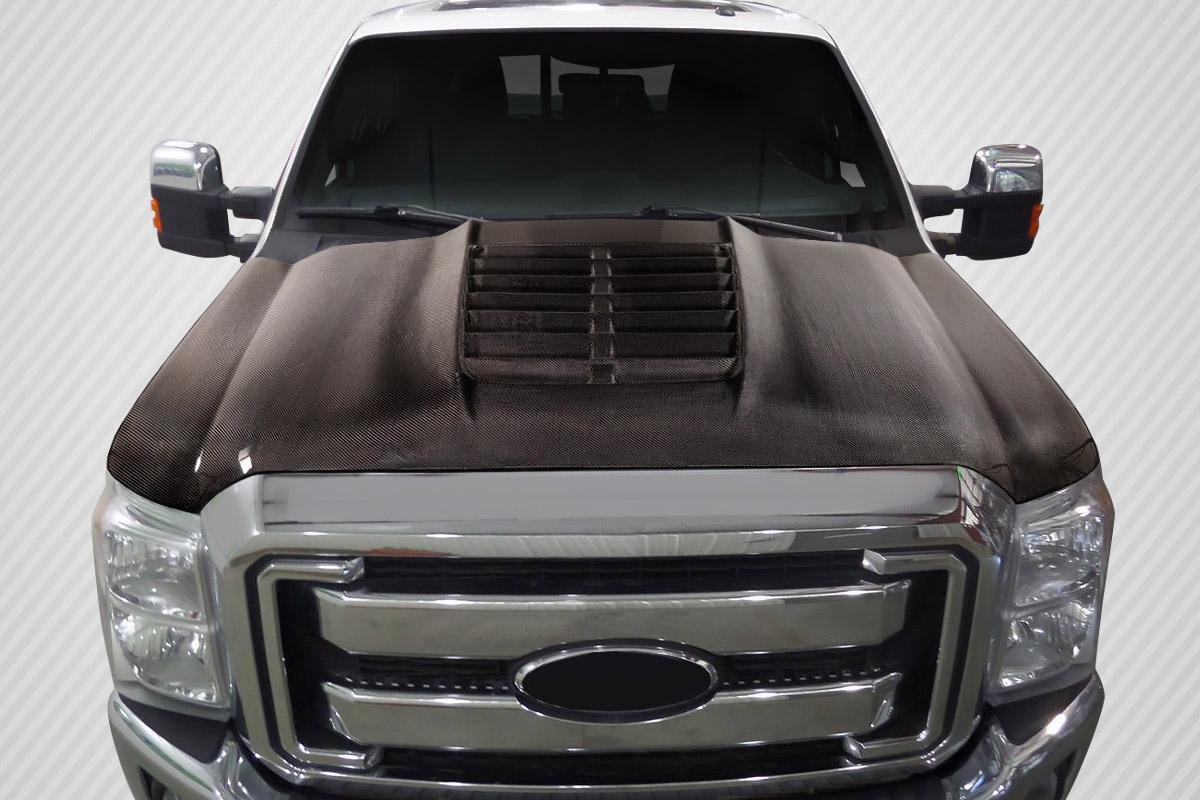 2011-2016 Ford Super Duty Carbon Creations GT500 V2 Carbon Fiber Hood