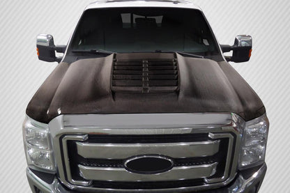 2011-2016 Ford Super Duty Carbon Creations GT500 V2 Carbon Fiber Hood