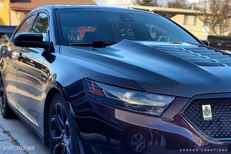 2013-2019 Ford Taurus Carbon Creations GT500 V2 Carbon Fiber Hood