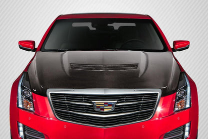 2012-2019 Cadillac ATS Carbon Creations V Look Carbon Fiber Hood