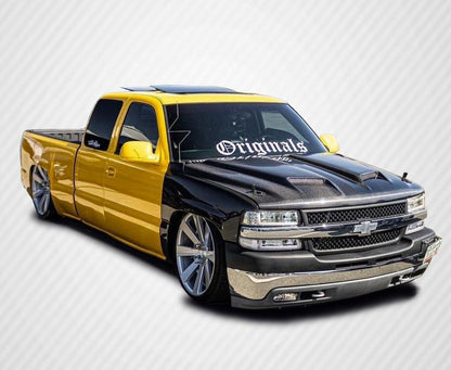 1999-2002 Chevrolet Silverado Carbon Creations Dual Ram Air Carbon Fiber Hood