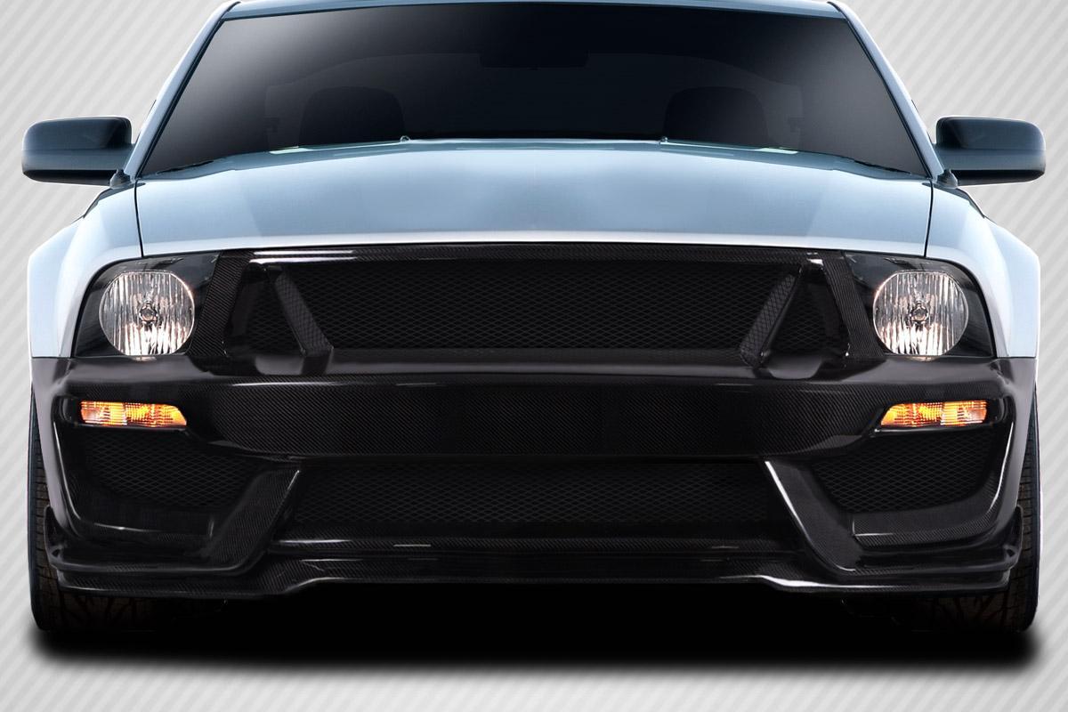 2005-2009 Ford Mustang Carbon Creations GT350 Look Carbon Fiber Front Bumper