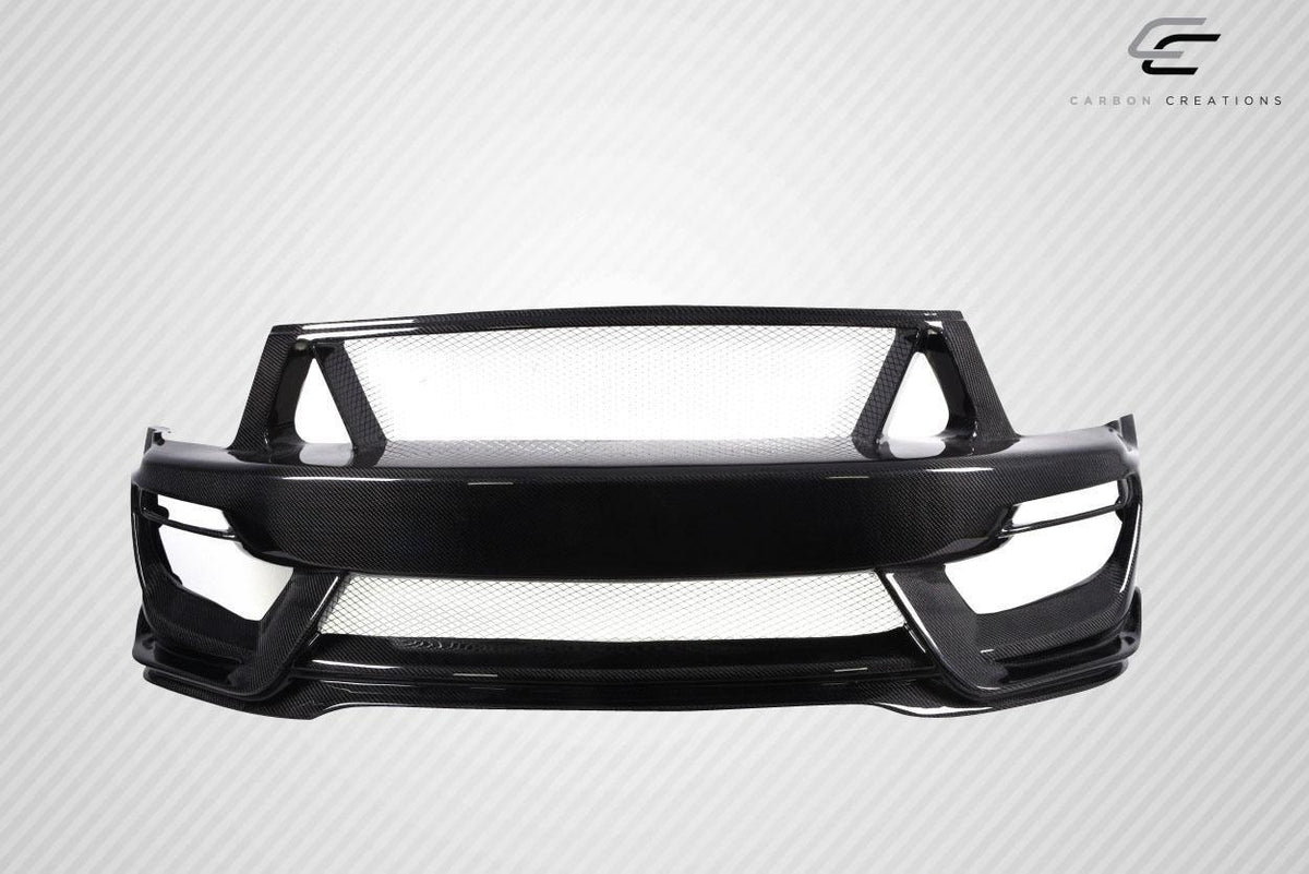 2005-2009 Ford Mustang Carbon Creations GT350 Look Carbon Fiber Front Bumper