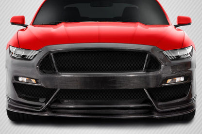 2015-2017 Ford Mustang Carbon Creations GT350 Look Carbon Fiber Front Bumper