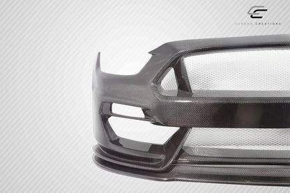 2015-2017 Ford Mustang Carbon Creations GT350 Look Carbon Fiber Front Bumper