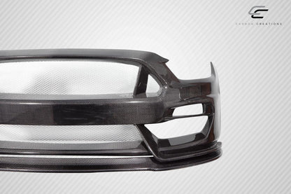 2015-2017 Ford Mustang Carbon Creations GT350 Look Carbon Fiber Front Bumper