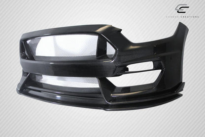 2015-2017 Ford Mustang Carbon Creations GT350 Look Carbon Fiber Front Bumper