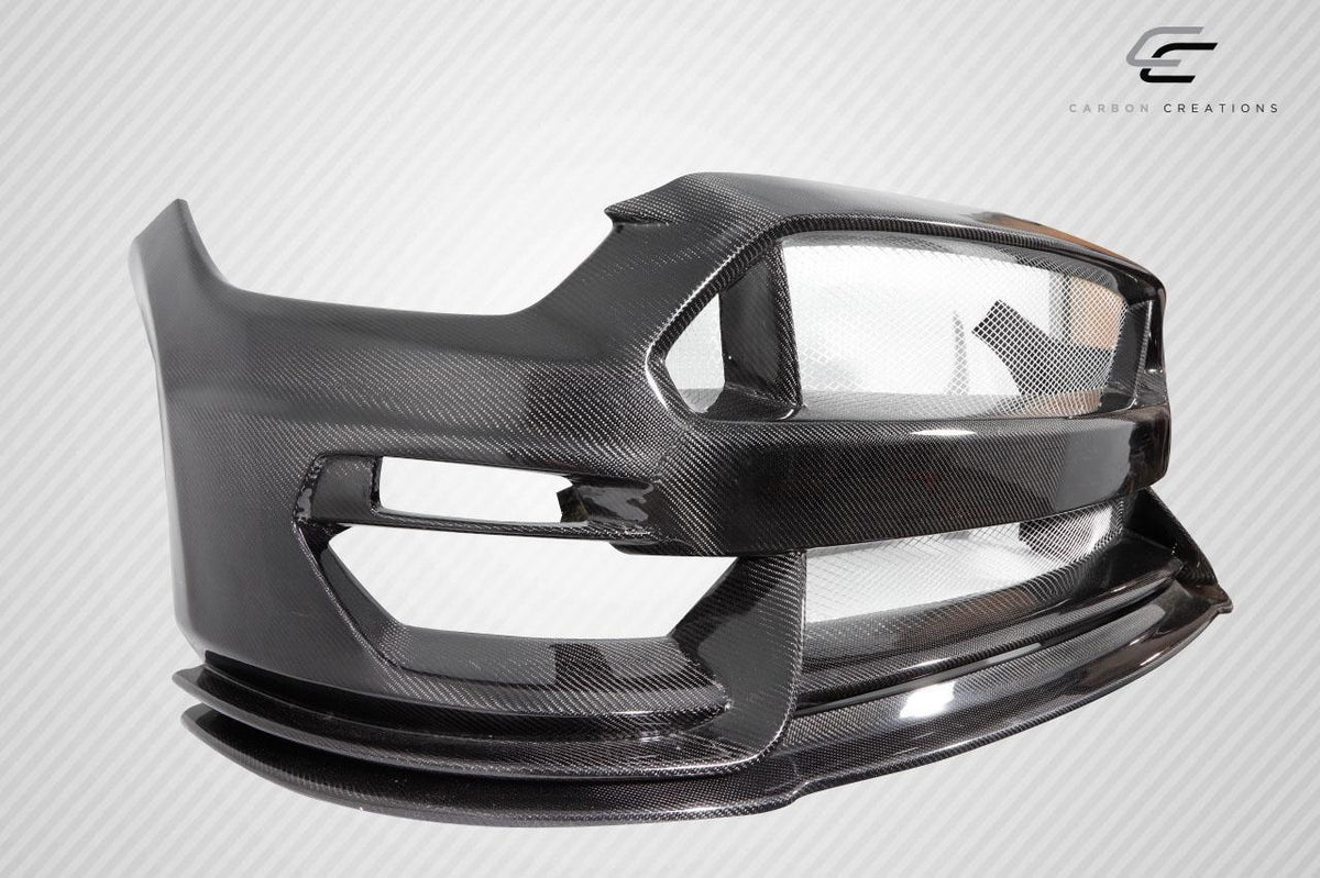 2015-2017 Ford Mustang Carbon Creations GT350 Look Carbon Fiber Front Bumper