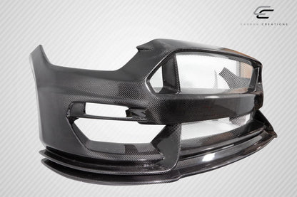 2015-2017 Ford Mustang Carbon Creations GT350 Look Carbon Fiber Front Bumper