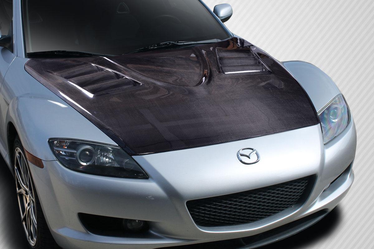 2004-2008 Mazda RX8 Carbon Creations Vader Carbon Fiber Hood