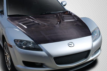 2004-2008 Mazda RX8 Carbon Creations Vader Carbon Fiber Hood