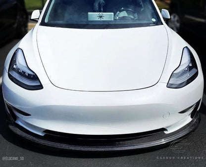 2017-2023 Tesla Model 3 Carbon Creations GT Concept Carbon Fiber Front Lip