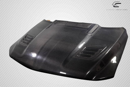 2019-2025 Dodge Ram Carbon Creations Rebel Look Carbon Fiber Hood