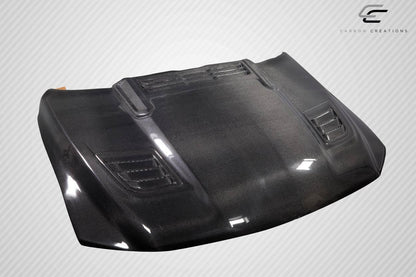 2019-2025 Dodge Ram Carbon Creations Rebel Look Carbon Fiber Hood