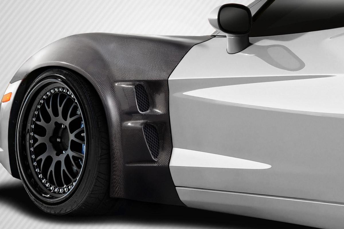 2005-2013 Chevrolet Corvette Carbon Creations ZR2 Carbon Fiber Fender