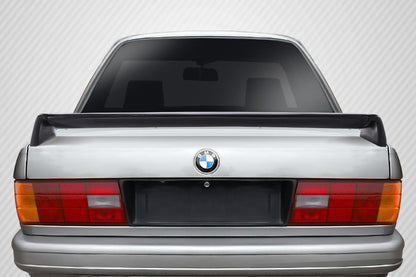 1984-1991 BMW 3 Series Carbon Creations Evo Look Carbon Fiber Rear Wing