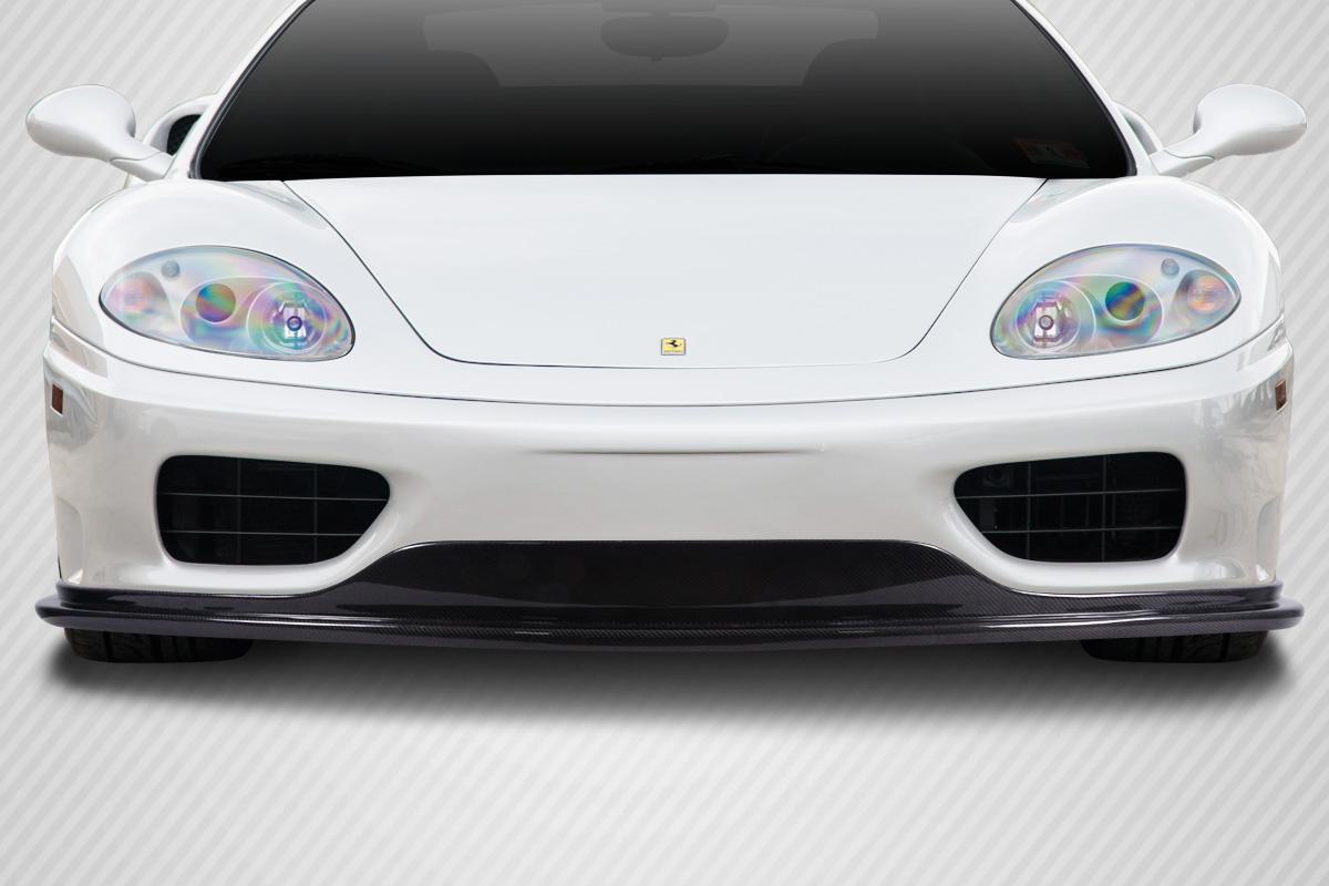 1999-2004 Ferrari 360 Modena Carbon Creations Eros Version 2 Carbon Fiber Front Lip