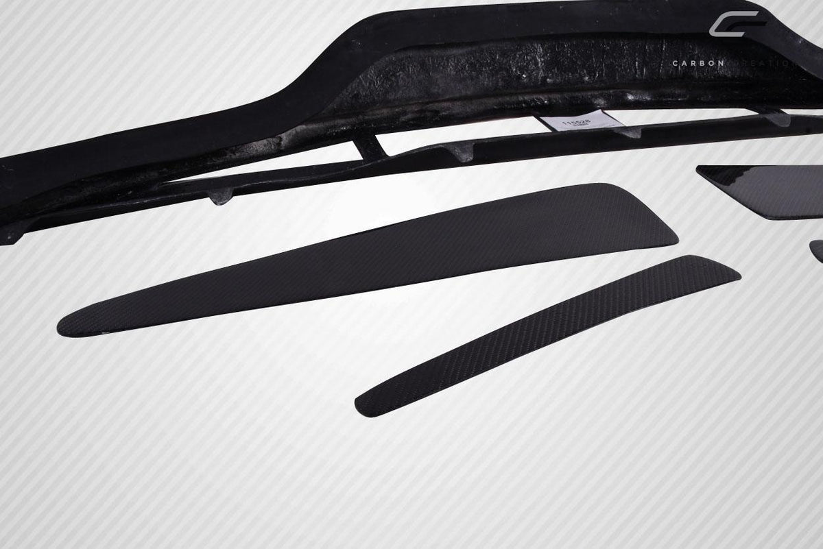 1999-2004 Ferrari 360 Modena Carbon Creations Eros Version 2 Carbon Fiber Front Lip