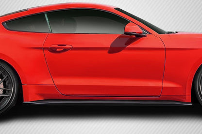 2015-2023 Ford Mustang Carbon Creations KT Carbon Fiber Side Skirts