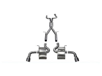 Corsa Performance 16-18 Chevy Camaro SS 147 Xtreme+ 2.75in Cat-Back Dual Rear Exit